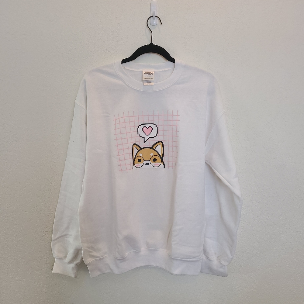 Cute corgi crewneck